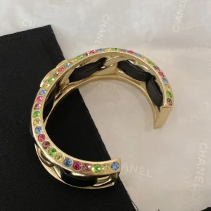 Luxury Womens Jewelry Chanel Gold CC Logo Chain Bracelet A152PP180 AA148865