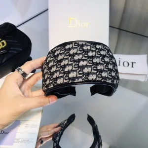 Luxury Womens Headband Dior Oblique Jacquard Headband A152PP120 AA149820