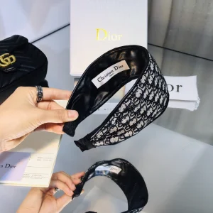 Luxury Womens Headband Dior Oblique Jacquard Headband A152PP120 AA149820