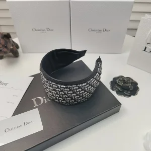 Luxury Womens Headband Dior Oblique Jacquard Headband A152PP120 AA149822