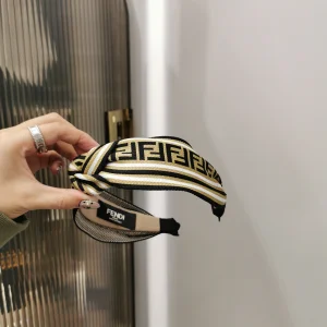 Luxury Womens Headband Fendi Classic FF Logo Headband A152PP120 AA149816