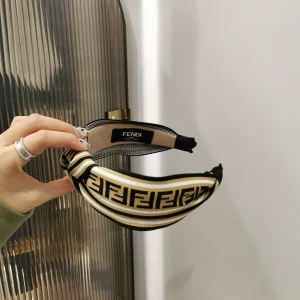 Luxury Womens Headband Fendi Classic FF Logo Headband A152PP120 AA149816