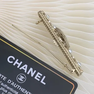 Luxury Womens Jewelry Chanel Diamond CC Logo Gold Hair Accessory A205PP160 AA150069