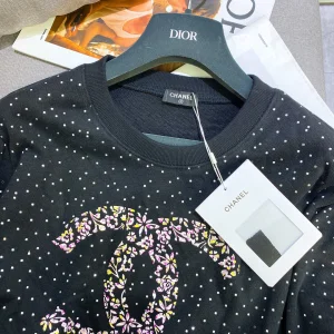 Luxury Womens Clothong Chanel CC Logo Black Knitwear SML A154PP580 AA150722