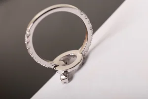 Luxury Womens Jewelry Hermes Finesse Diamonds Ring A205PP170 AA150808