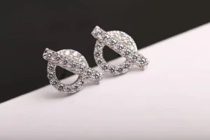 Hermes Finesse Diamonds Stud Ring 