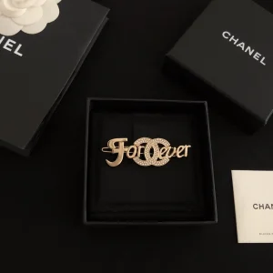Luxury Womens Jewelry Chanel Crystal CC Gold Forever Hair Accessory A39PP148 AA150913