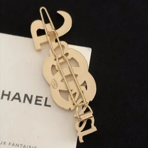 Luxury Womens Jewelry Chanel Crystal CC Gold Forever Hair Accessory A39PP148 AA150913