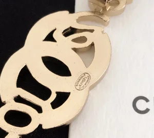 Luxury Womens Jewelry Chanel Crystal CC Gold Forever Hair Accessory A39PP148 AA150913
