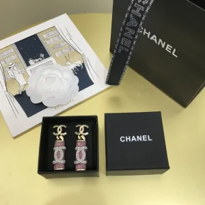 Luxury Womens Jewelry Chanel Gold CC with Crystals Earrings A152PP160 AA151845