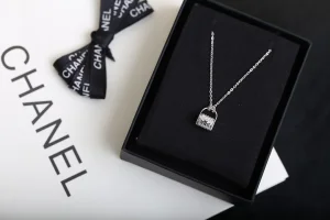 Chanel Bag Pendant Necklace 