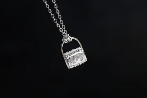 Luxury Womens Jewelry Chanel Bag Pendant Necklace A205PP100 AA151978