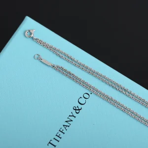 Luxury Womens Jewelry Tiffany HardWear Double Link Pendant Necklace A205PP260 AA151976