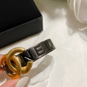 Luxury Womens Jewelry Chanel Gold CC Logo Bracelet A152PP120 AA153363