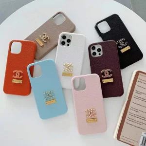 Chanel Pearl CC Logo iPhone Case 