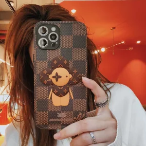 Luxury Womens Phone Holder Louis Vuitton Damier iPhone Case A62PP60 AA153677