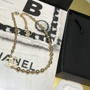 Luxury Womens Jewelry Chanel Gold CC and Ball Necklaces A152PP150 AA154291