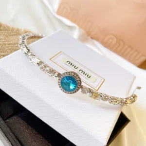 Luxury Womens Jewelry Miu Miu Crystal Embellished Headband A152PP160 AA154306
