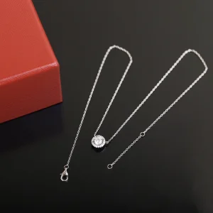 Cartier Destinee Platinum Diamonds Necklaces 