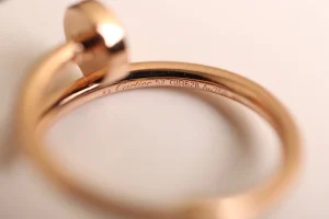 Luxury Womens Jewelry Cartier Juste un Clou Rings Rose Gold A205PP220 AA154511