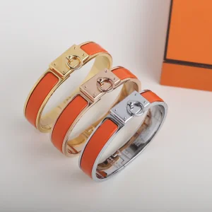 Hermes Clic Anneau Bracelet Orange 