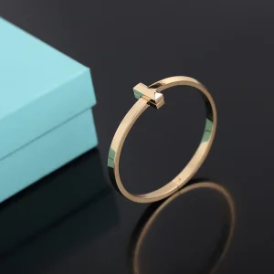 Luxury Womens Jewelry Tiffany T1 Narrow Hinged Bangle Bracelet A205PP420 AA156981
