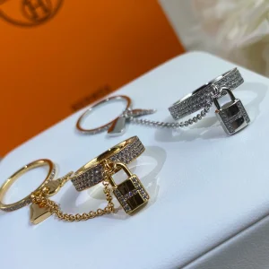 Hermes Kelly Clochette Double Ring 