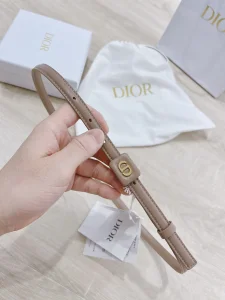 Dior Bobby Belt Beige Smooth Calfskin 12MM 