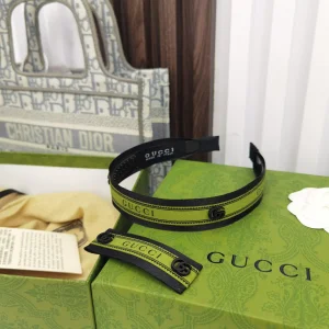Luxury Womens Headband Gucci Green Headband A152PP110 AA159686