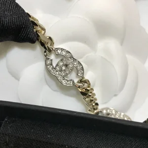 Luxury Womens Jewelry Chanel Bracelet Chanel CC Logo Link Bracelet A152PP130 AA159683