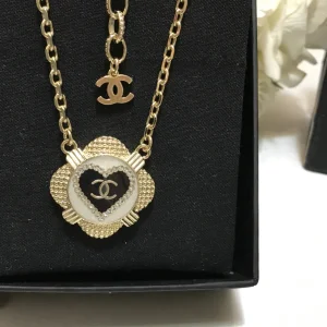 Luxury Womens Jewelry Chanel Necklace Chanel CC Love Chain Necklace A152PP130 AA159678