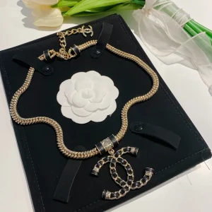 Chanel Necklace Chanel Large CC Chain Necklace 
