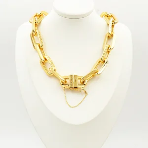 Louis Vuitton Necklace LV Edge Gold Necklace 