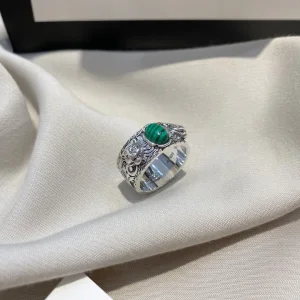 Luxury Womens Jewelry Gucci Ring Gucci Silver Feline Garden Ring A152PP300 AA160615
