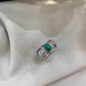 Luxury Womens Jewelry Gucci Ring Gucci Silver Feline Garden Ring A152PP300 AA160615