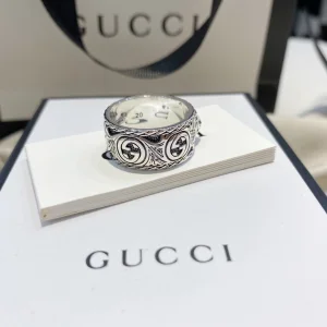 Luxury Womens Jewelry Gucci Ring Gucci Silver Feline Garden Ring A152PP300 AA160615