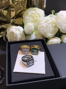 Chanel Ring Chanel Crystal CC Rings 