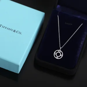 Luxury Womens Jewelry Tiffany Atlas X Necklace A205PP220 AA161480