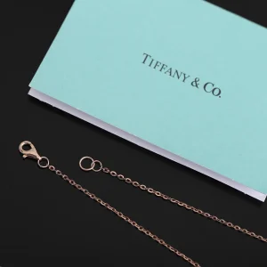 Luxury Womens Jewelry Tiffany Rectangular and Round Heart Necklace A205PP260 AA161481