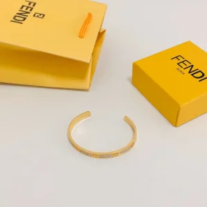 Luxury Womens Jewelry Fendi F IS Fendi Crystal Chain Bracelet A39PP125 AA161575