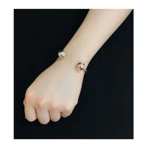 Luxury Womens Jewelry Louis Vuitton Studdy Open Bangle Bracelet A205PP190 AA162339
