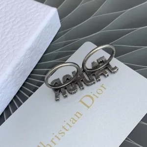 Luxury Womens Jewelry Dior Ring Dior Crystals Jadior Double Ring A205PP150 AA163362