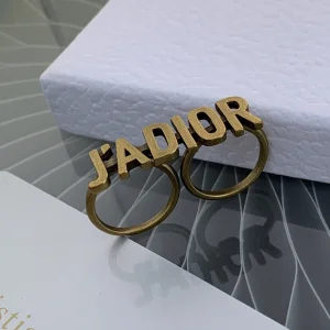 Luxury Womens Jewelry Dior Ring Dior Gold Jadior Double Ring A205PP110 AA163363
