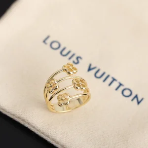 Louis Vuitton Ring LV Flower Full Ring 