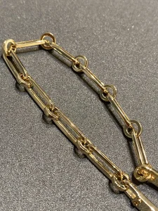 Luxury Womens Jewelry Hermes Kelly Chaine Bracelet in Gold A152PP320 AA163836