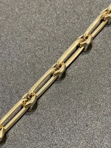 Luxury Womens Jewelry Hermes Kelly Chaine Bracelet in Gold A152PP380 AA163837