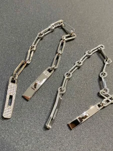 Luxury Womens Jewelry Hermes Kelly Chaine Bracelet in Silver A152PP320 AA163835