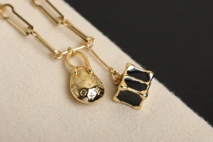 Luxury Womens Jewelry Louis Vuitton LV Minigram Chain Gold Bracelet A205PP150 AA163958