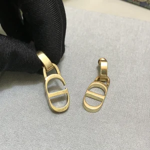Dior Earrings Dior Petit CD Gold Earrings 