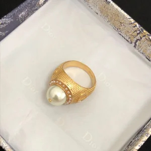 Luxury Womens Jewelry Chanel Ring Chanel Sing Bead Gold Rings A39PP100 AA165054